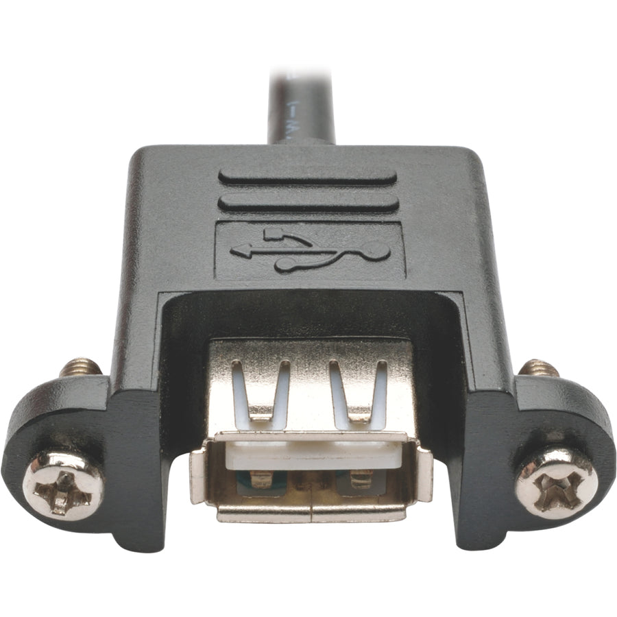 Tripp Lite by Eaton U024-003-5P-PM USB 2.0 Hi-Speed Panel Mount Cable, 3 ft U024-003-5P-PM