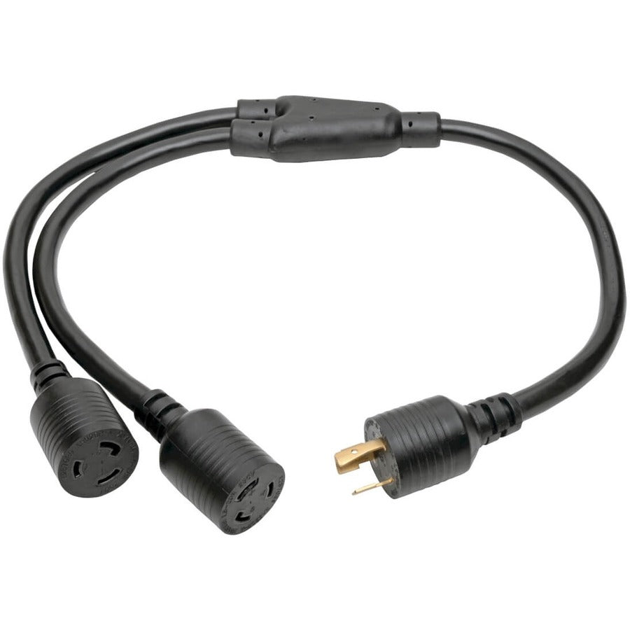 Tripp Lite Câble répartiteur en Y pour cordon d'alimentation de 0,3 m L6-20P vers 2xL6-20R pour PDU/UPS 20 A 10 AWG 1' P039-001-2