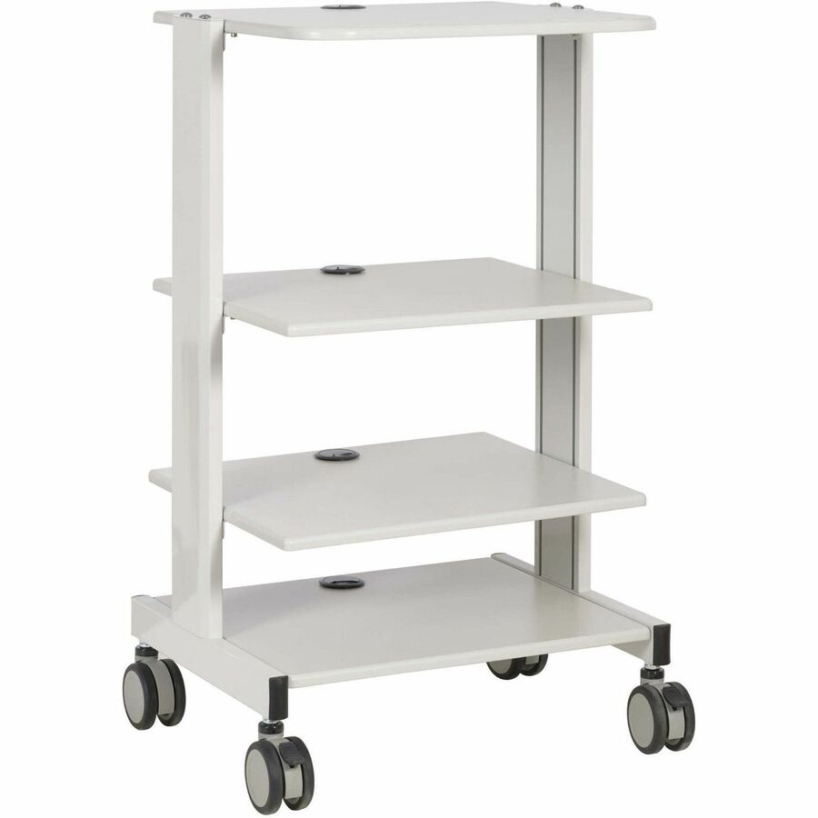 Tripp Lite by Eaton Mobile Workstation with Adjustable Shelves, Locking Casters, TAA WWSSRSTAA