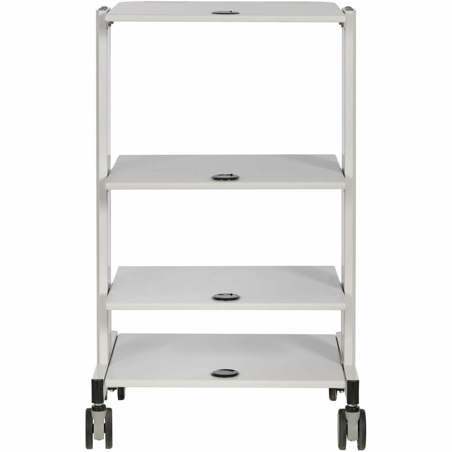 Tripp Lite by Eaton Mobile Workstation with Adjustable Shelves, Locking Casters, TAA WWSSRSTAA