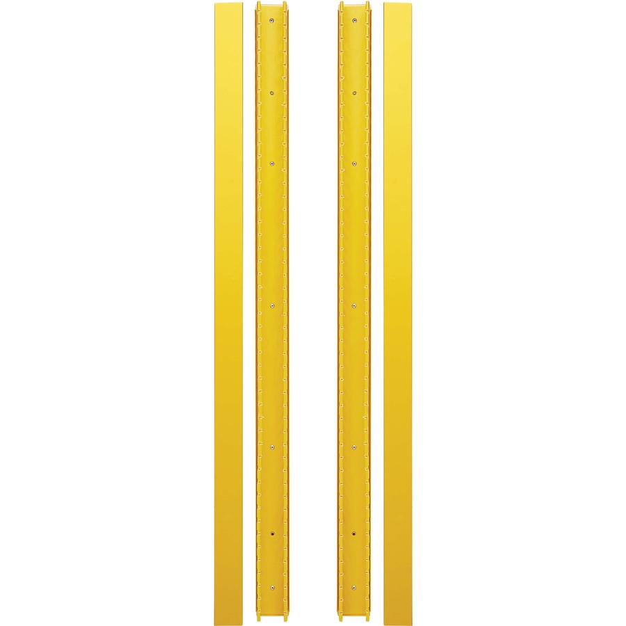 Tripp Lite by Eaton Vertical Cable Manager - Finger Duct with Cover, Yellow, 6 ft. (1.8 m) SRCABLEDUCTVRTF