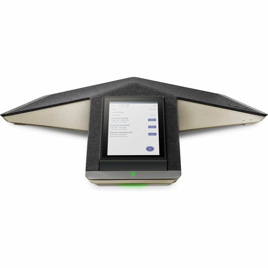 Station de conférence IP Poly Trio C60 - Avec/sans fil - Bluetooth, Wi-Fi - De table - Noir - Conforme TAA 849B1AA#ABA