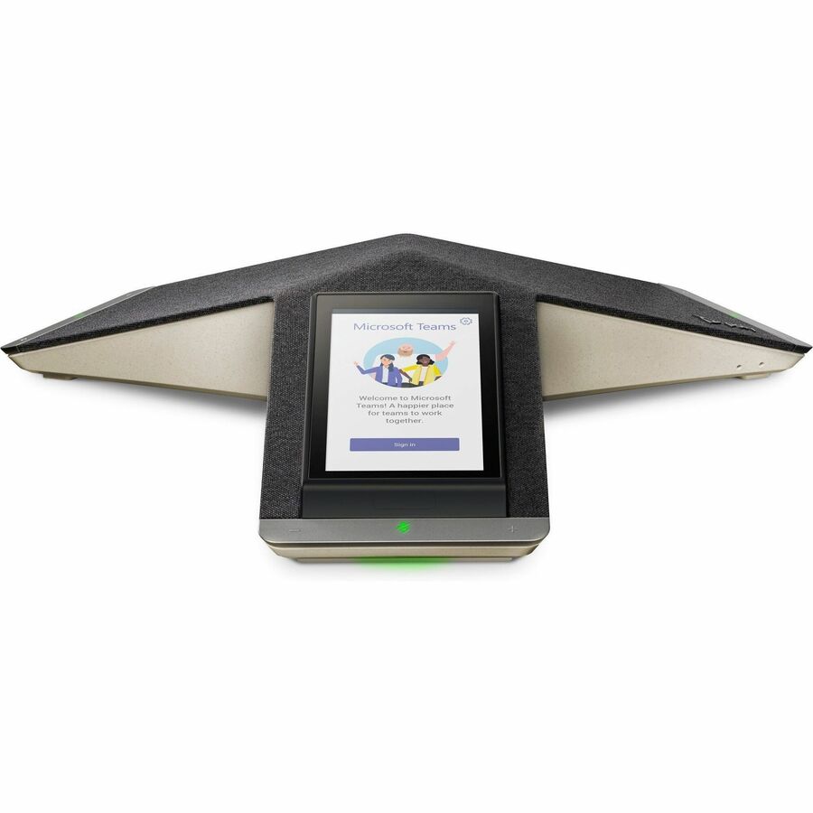 Station de conférence IP Poly Trio C60 - Avec/sans fil - Bluetooth, Wi-Fi - De table - Noir - Conforme TAA 849B1AA#ABA