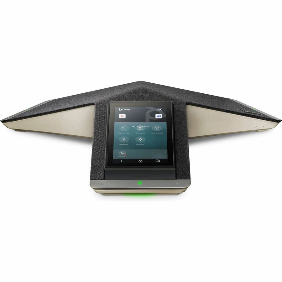 Station de conférence IP Poly Trio C60 - Avec/sans fil - Bluetooth, Wi-Fi - De table - Noir - Conforme TAA 849B1AA#ABA
