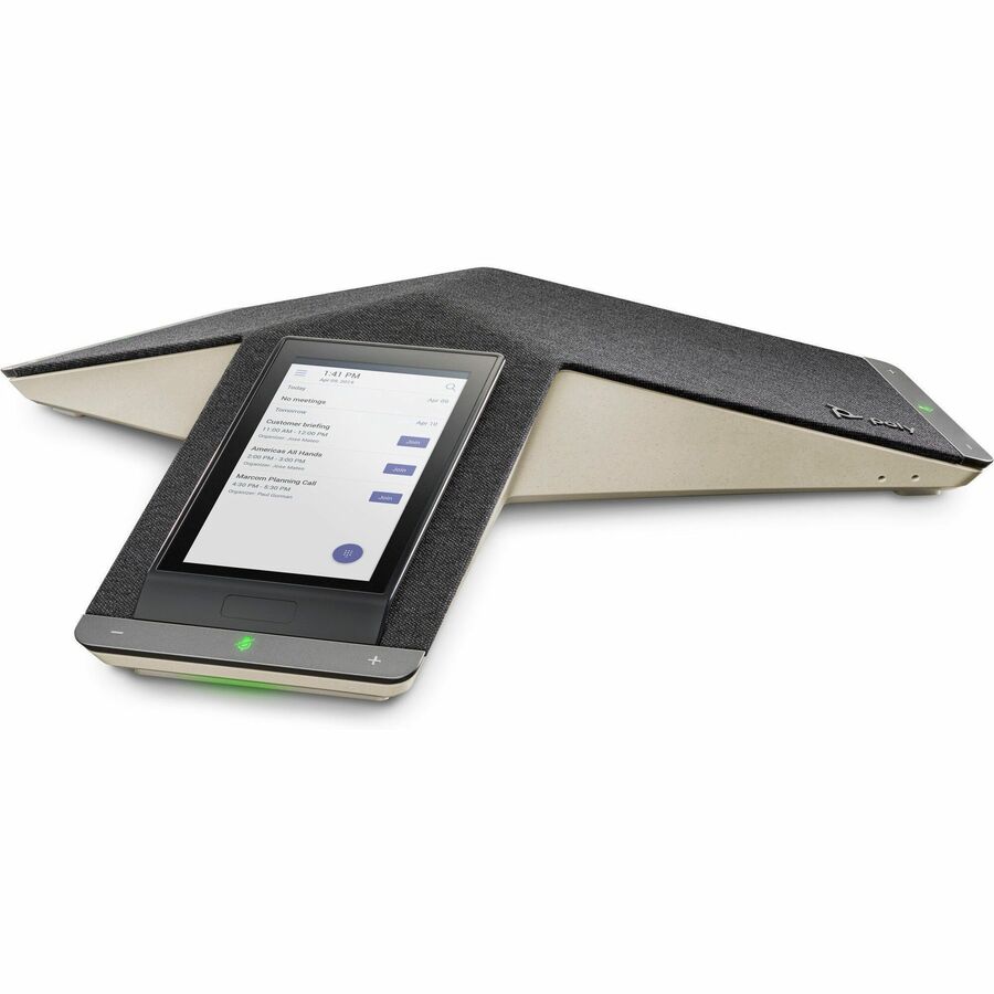 Station de conférence IP Poly Trio C60 - Avec/sans fil - Bluetooth, Wi-Fi - De table - Noir - Conforme TAA 849B1AA#ABA