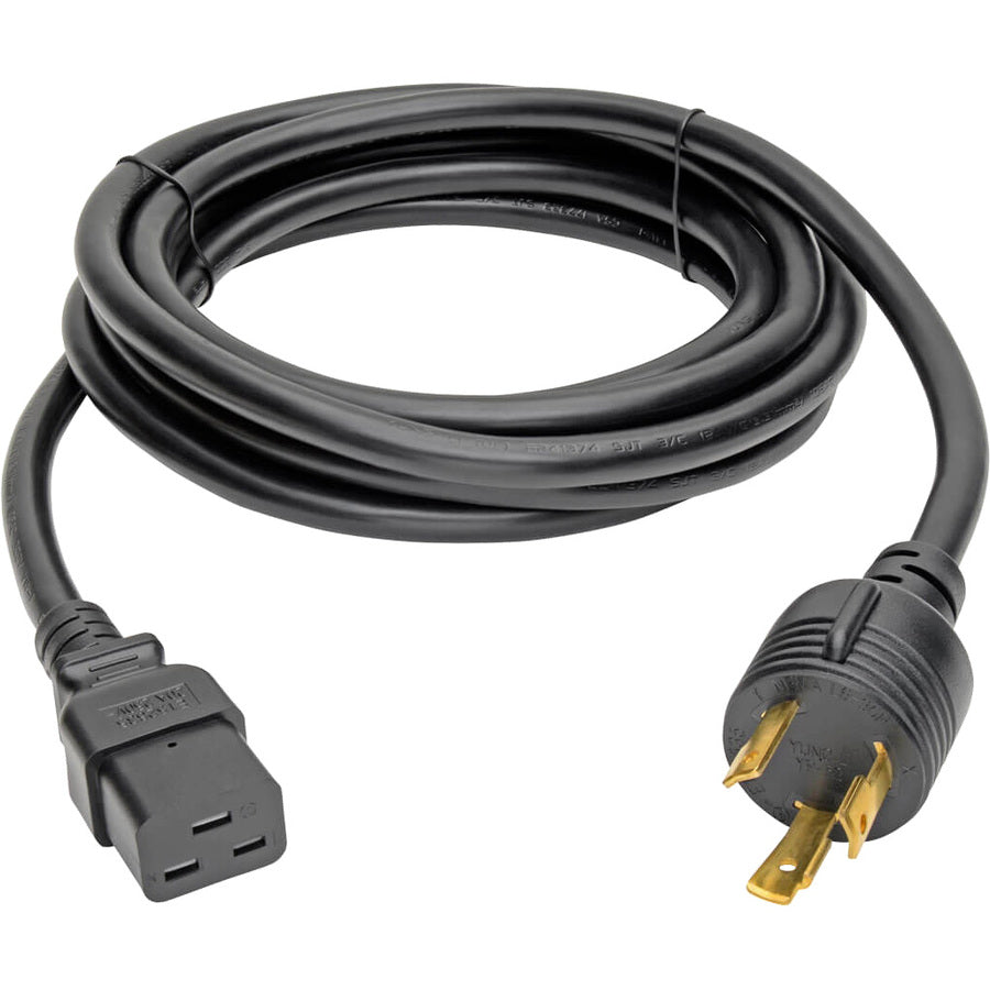 Câble d'alimentation Tripp Lite 12 pieds L6-30P vers C19 robuste 20A 12AWG 12' P040-012-P30