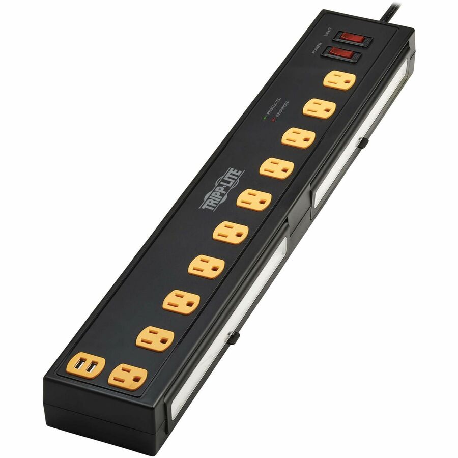 Tripp Lite by Eaton Protect It! TLP1010USB 10-Outlets Surge Suppressor/Protector TLP1010USB