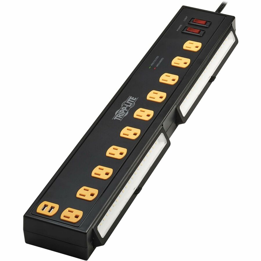 Tripp Lite by Eaton Protect It! TLP1010USB 10-Outlets Surge Suppressor/Protector TLP1010USB