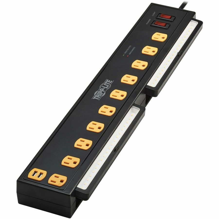 Tripp Lite by Eaton Protect It! TLP1010USB 10-Outlets Surge Suppressor/Protector TLP1010USB