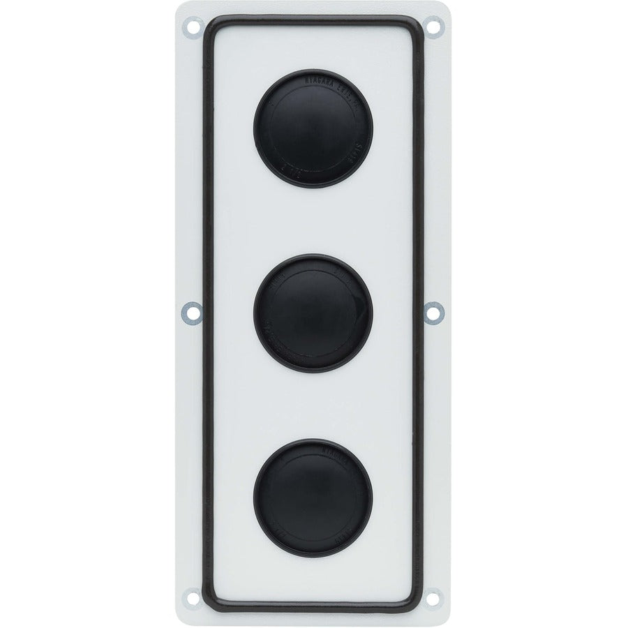 Tripp Lite by Eaton SmartRack Cable Gland Plate for NEMA-Rated Enclosure Cabinets, 3 Ports (2 in.) SRGP2KO