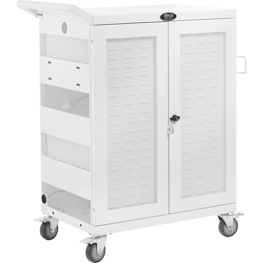 Tripp Lite by Eaton CSC32ACWHG Chariot de chargement UV pour 32 appareils de qualité hospitalière, blanc CSC32ACWHG
