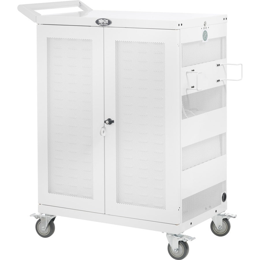 Tripp Lite by Eaton CSC32ACWHG Hospital-Grade 32-Device UV Charging Cart, White CSC32ACWHG