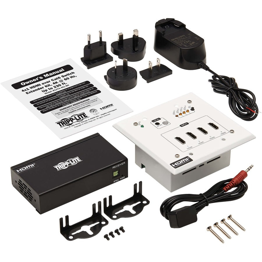 Tripp Lite by Eaton B127A-4X1-BH Video Extender Transmitter/Receiver B127A-4X1-BH