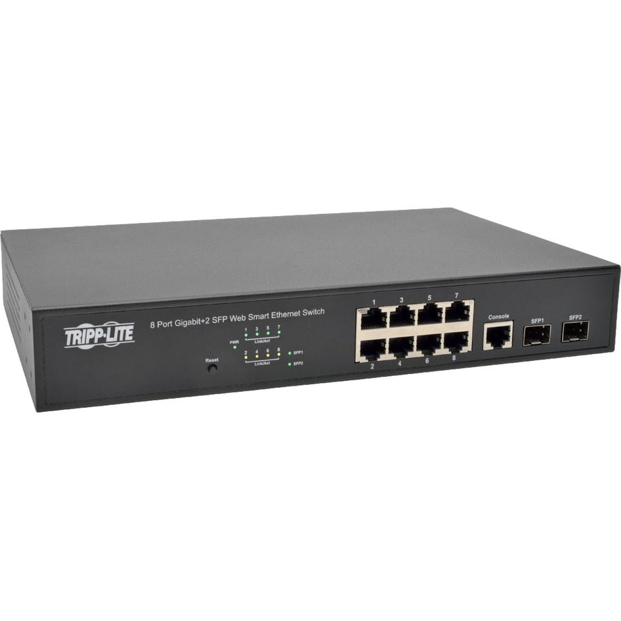 Tripp Lite by Eaton NGS8C2 Commutateur réseau géré Web-Smart Gigabit L2 à 8 ports NGS8C2