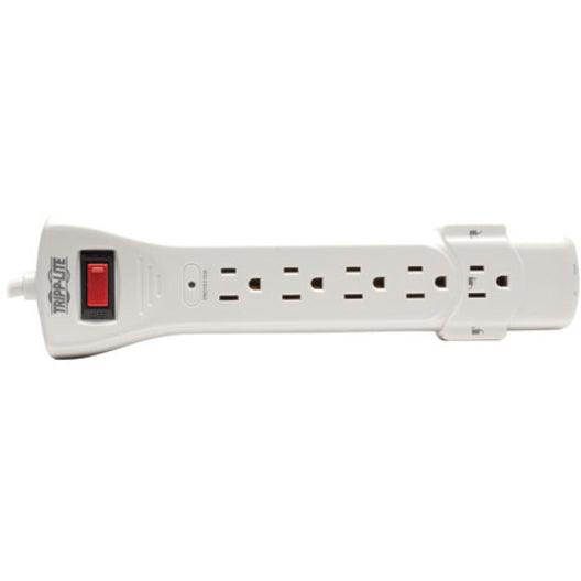 Tripp Lite Parasurtenseur Multiprise 120 V 7 Prises RJ11 Cordon 6' 1080 Joules - 7 x NEMA 5-15R - 1800 VA - 1080 J - Entrée 120 V AC - Sortie 120 V AC SUPER6TEL