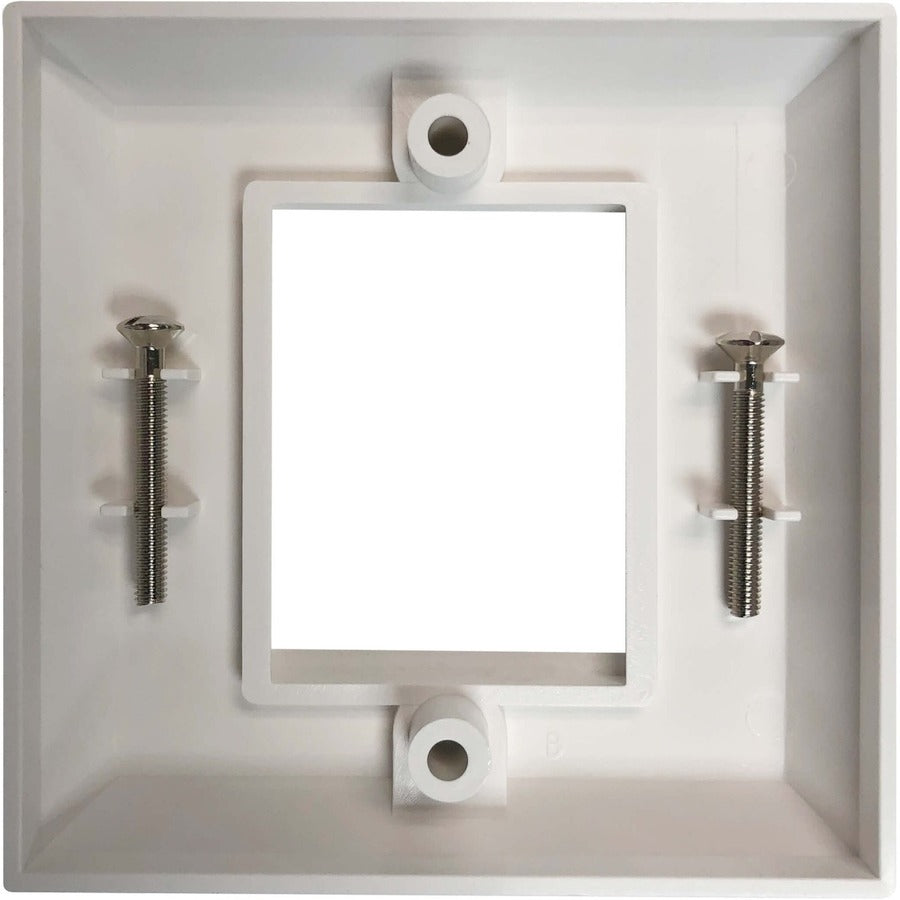 Tripp Lite by Eaton 1-Port UK-Style Gang Frame for 6C-Type Insert Module, White N042U-WF1-6C