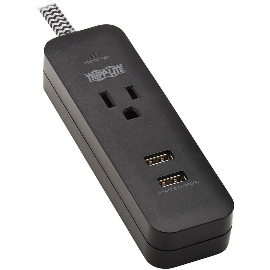 Tripp Lite par Eaton Protégez-le ! TLP104USB Suppresseur/protecteur de surtension à 1 prise TLP104USB
