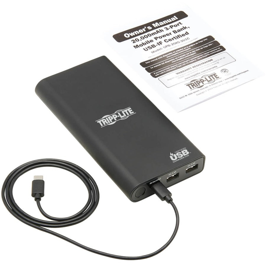Tripp Lite by Eaton UPB-20K0-2U1C Power Bank UPB-20K0-2U1C