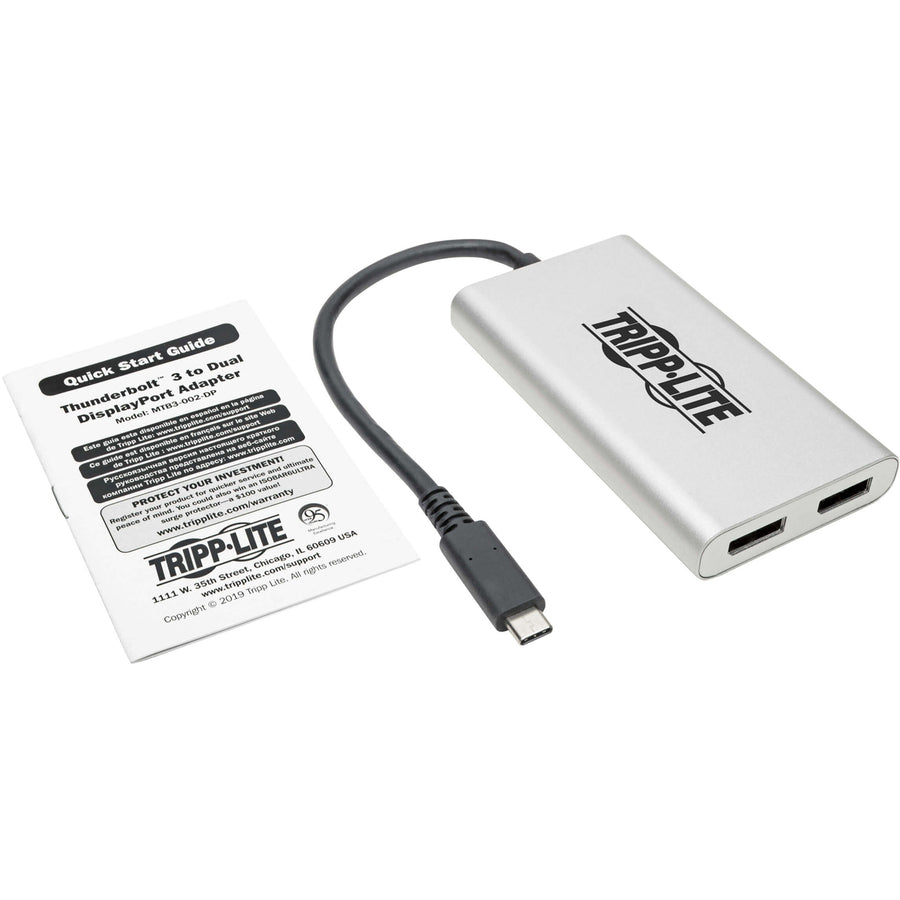 Tripp Lite par Eaton MTB3-002-DP Adaptateur audio/vidéo DisplayPort/Thunderbolt MTB3-002-DP