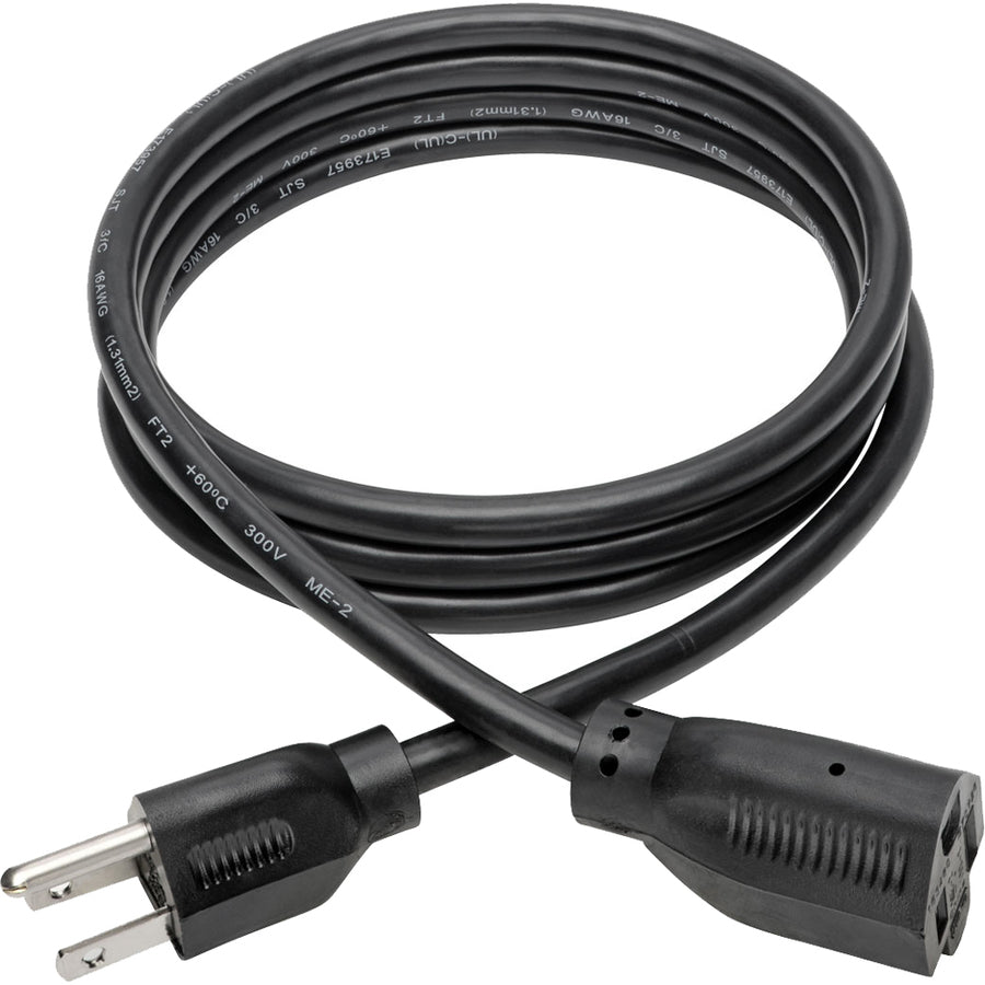 Câble d'extension de cordon d'alimentation Tripp Lite de 6 pieds 5-15P à 5-15R 13A 16AWG 6' P024-006-13A