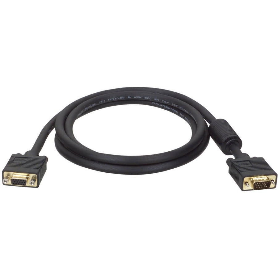 Tripp Lite 100ft SVGA / VGA Monitor Extension Gold Cable with RGB High Resolution HD15 M/F 100' P500-100