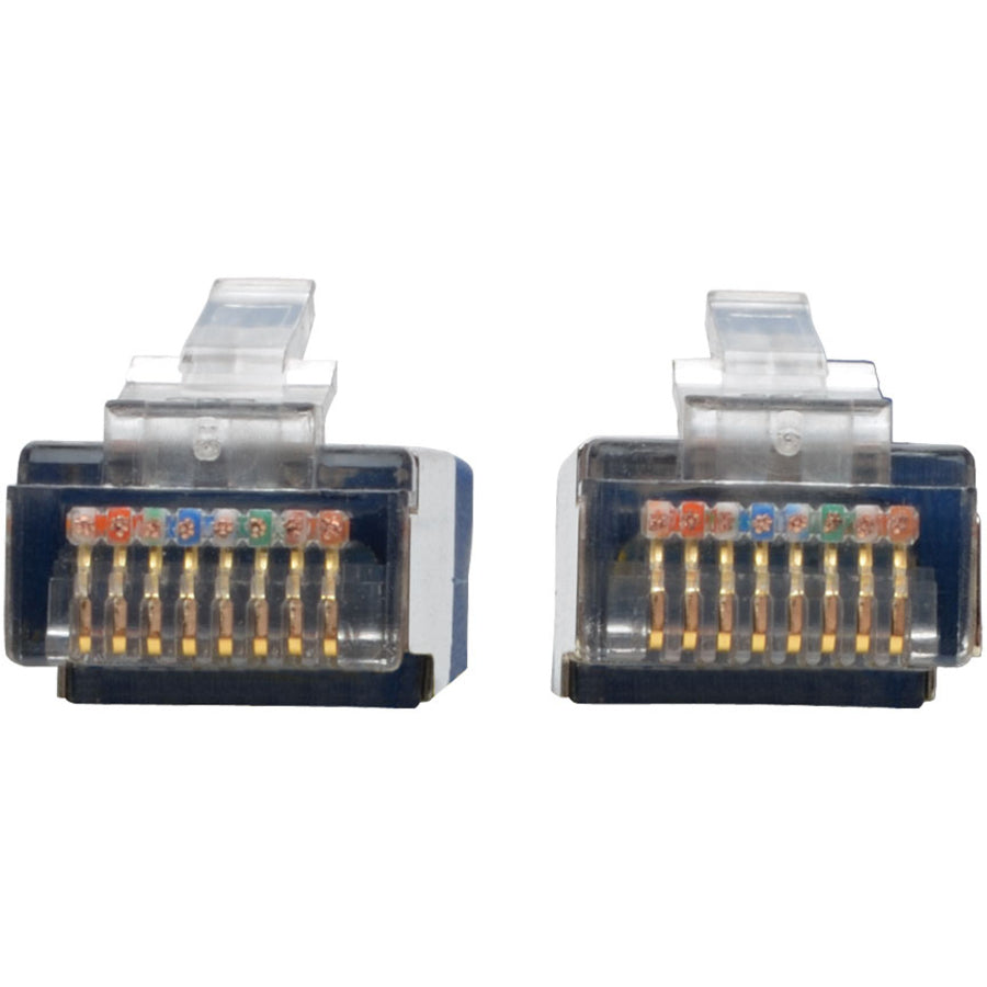 Tripp Lite by Eaton Cat5e Câble de brassage STP blindé moulé 350 MHz (RJ45 M/M), bleu, 6 pi N105-006-BL