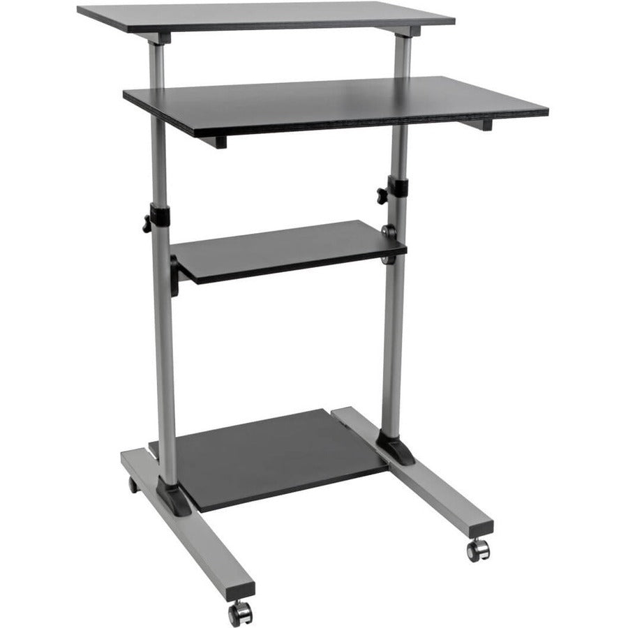 Tripp Lite by Eaton Rolling Standing Desk/Workstation on Wheels, Height Adjustable, Mobile WWSSRC