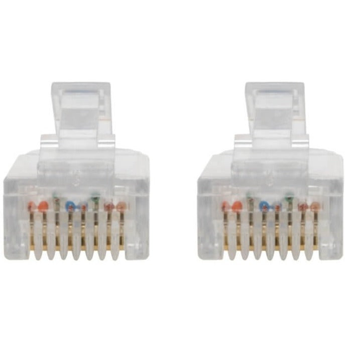 Câble de brassage UTP Tripp Lite by Eaton Cat6 (RJ45) - M/M, Gigabit, sans accroc, moulé, fin, bleu, 7 pieds N201-S07-BL