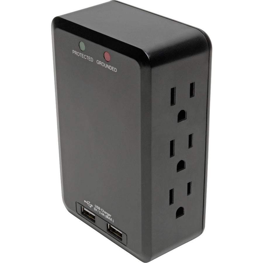 Tripp Lite by Eaton Protect It! TLP6SLUSBB Surge Suppressor/Protector TLP6SLUSBB