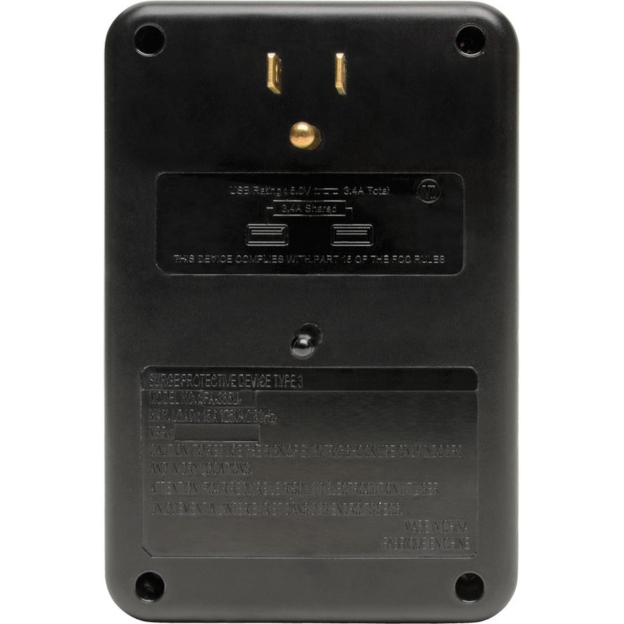 Tripp Lite by Eaton Protect It! TLP6SLUSBB Surge Suppressor/Protector TLP6SLUSBB