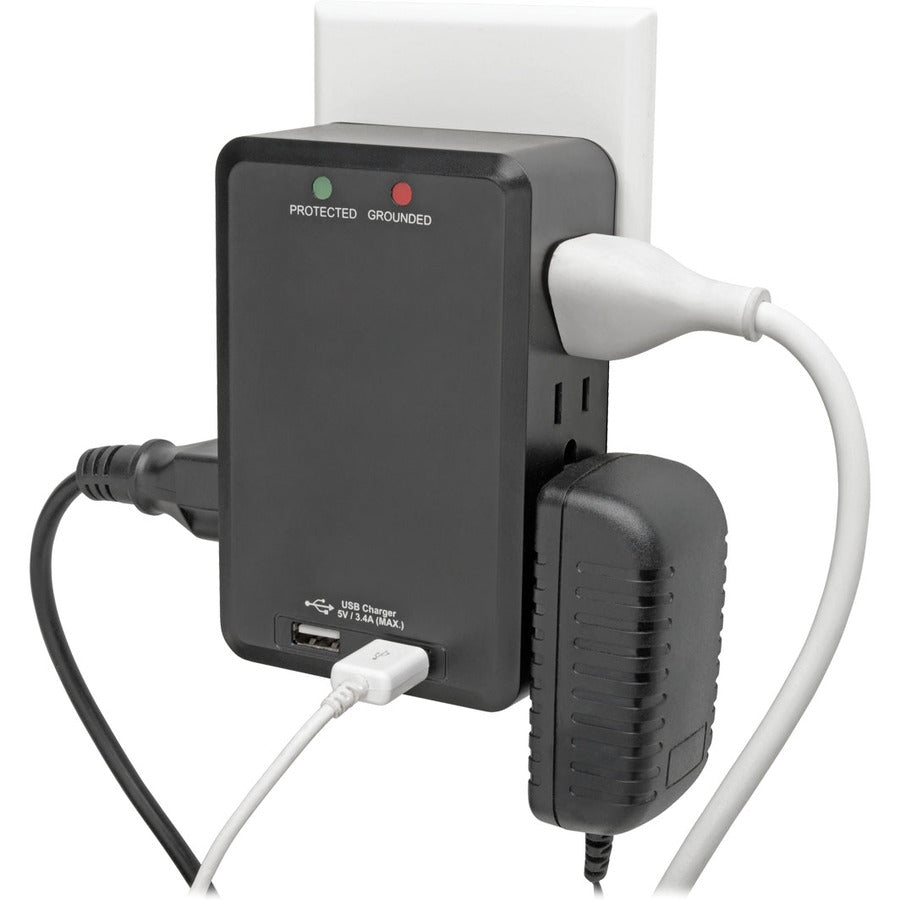 Tripp Lite by Eaton Protect It! TLP6SLUSBB Surge Suppressor/Protector TLP6SLUSBB