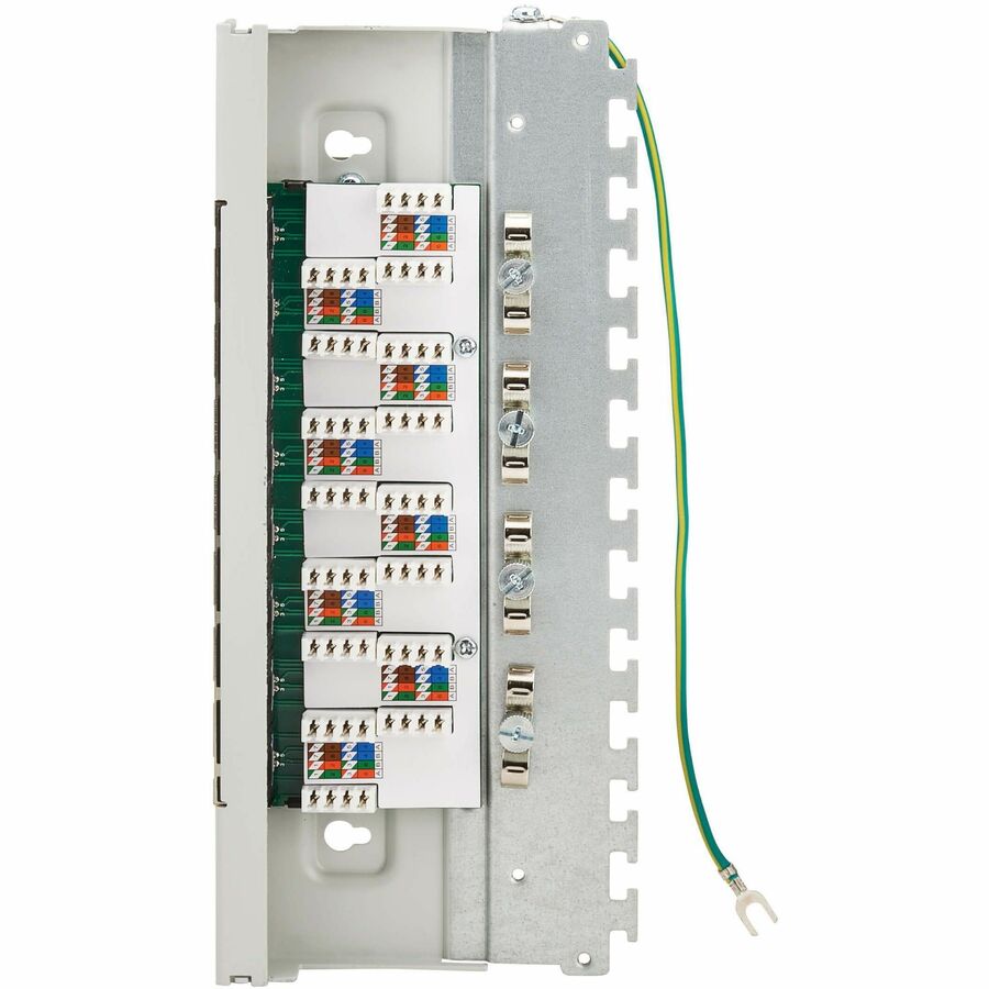 Panneau de brassage Tripp Lite by Eaton Cat6a STP, 8 ports, rail DIN ou montage mural, TAA N250-SH08-DIN6A