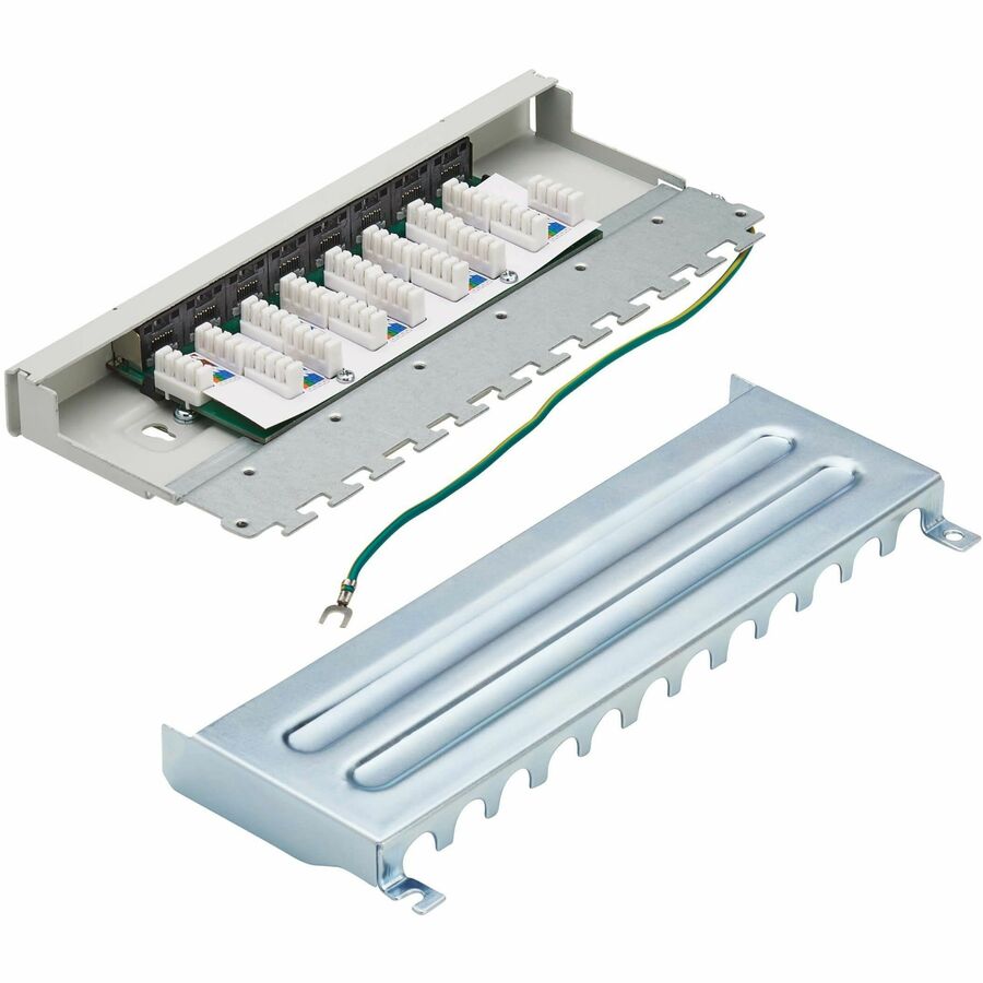 Panneau de brassage Tripp Lite by Eaton Cat6a STP, 8 ports, rail DIN ou montage mural, TAA N250-SH08-DIN6A