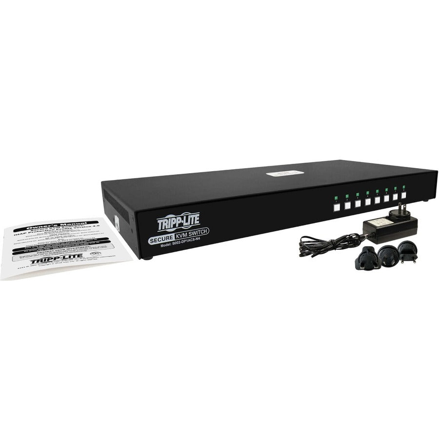 Tripp Lite par Eaton B002-DP1AC8-N4 Commutateur KVM DisplayPort 8 ports certifié NIAP PP4.0 B002-DP1AC8-N4