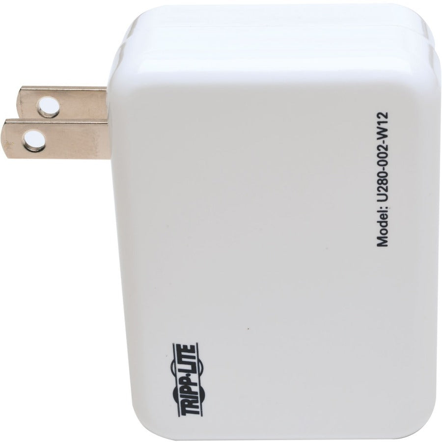Tripp Lite by Eaton Chargeur mural/de voyage USB 2 ports, 5 V, 1,0/2,4 A U280-002-W12