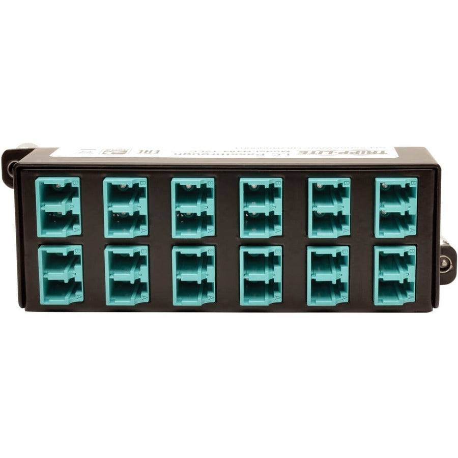 Tripp Lite 10GbE High Density Pass-Through Cassette 12 LC Duplex Connection N484-12LC