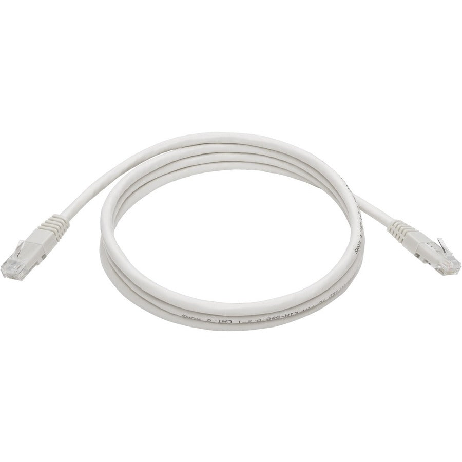 Tripp Lite by Eaton Câble de raccordement moulé Gigabit Cat6 (RJ45 M/M), blanc, 1,5 m N200-005-WH