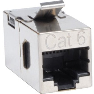 Tripp Lite by Eaton Cat6 Straight Through Shielded Modular In-line "Snap-in" Coupler (RJ45 F/F) N235-001-SH