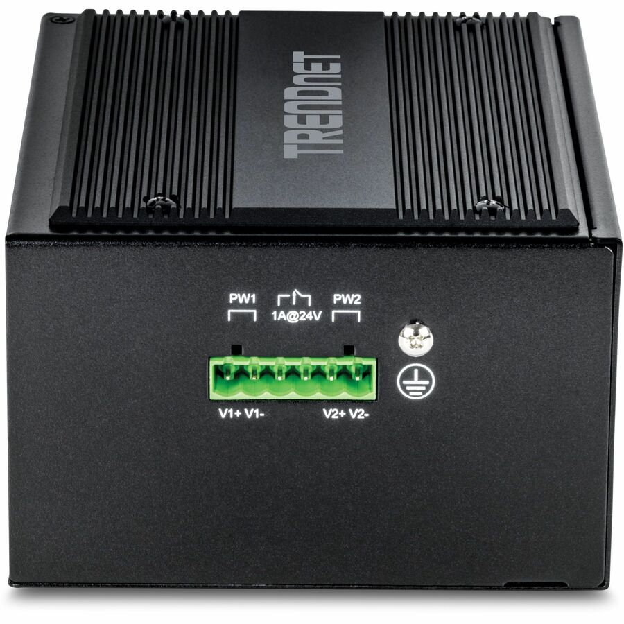 Commutateur industriel Gigabit sur rail DIN renforcé à 26 ports TRENDnet TI-G262