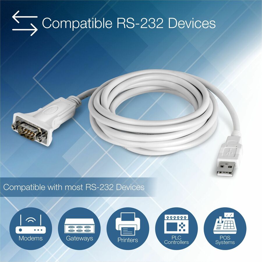 TRENDnet 10 Ft. USB to Serial Converter TU-S910