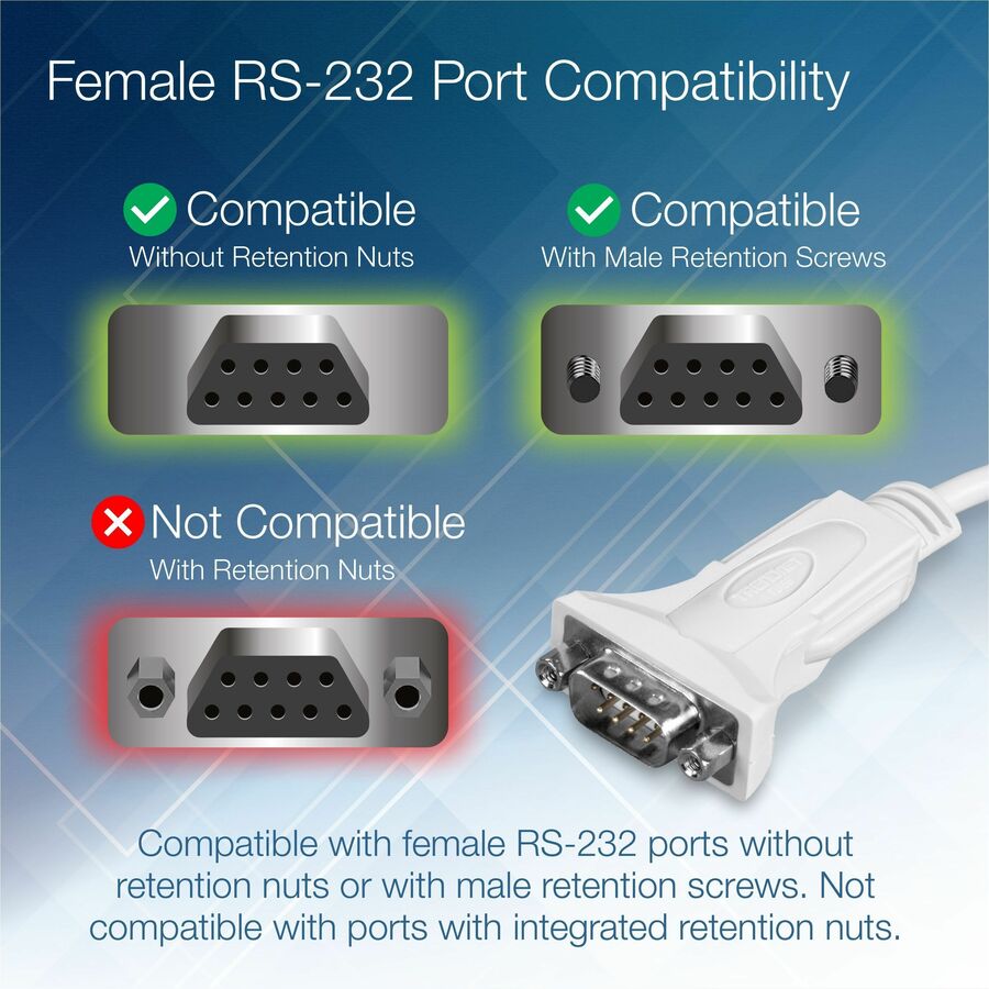 TRENDnet 10 Ft. USB to Serial Converter TU-S910