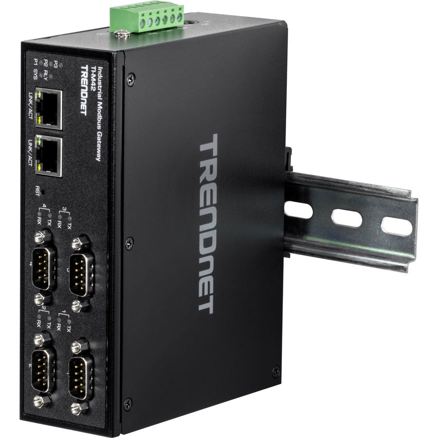Passerelle Modbus industrielle TRENDnet à 4 ports TI-M42