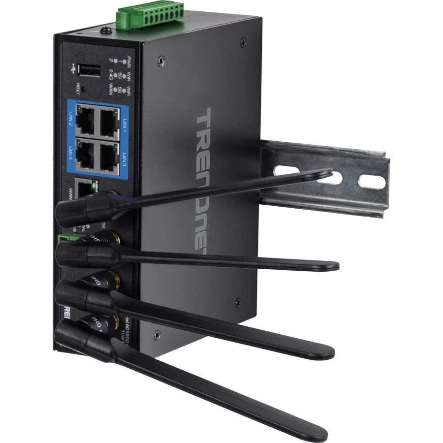 TRENDnet TI-W100  IEEE 802.11ac Ethernet Wireless Router - TAA Compliant TI-W100