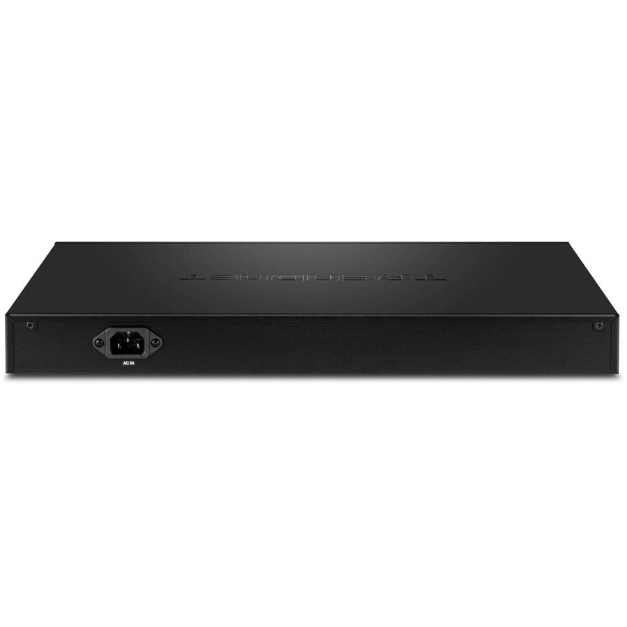Commutateur Web Smart PoE+ TRENDnet à 52 ports ; 48 ports Gigabit PoE+ ; 4 ports Gigabit partagés (RJ-45 ou SFP) ; VLAN ; QoS ; LACP ; Prise en charge IPv6 ; Budget d'alimentation PoE de 740 W ; Protection à vie ; TPE-5048WS TPE-5048WS