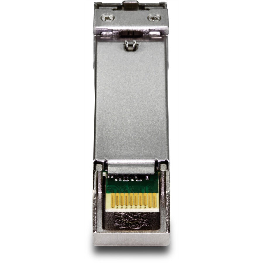 Module LC monomode TRENDnet SFP vers RJ45 10GBASE-ER SFP+ ; TEG-10GBS40 ; Jusqu'à 40 km (24,9 milles); Émetteur-récepteur SFP+ enfichable à chaud ; longueur d'onde de 1 550 nm ; Alimentation 3,3 V ; Protection à vie TEG-10GBS40