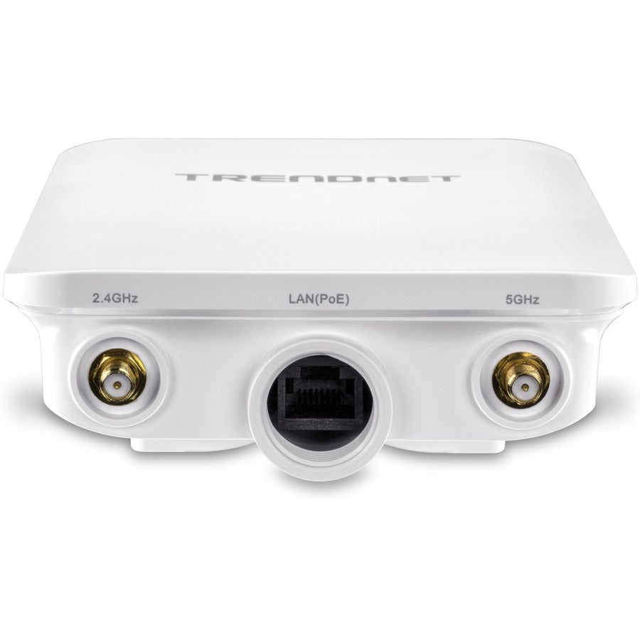 TRENDnet 5 DBI Wireless AC1300 Outdoor PoE+ Omni-Directional Access Point; TEW-841APBO; 4 X 5 DBI Omni Directional Antennas; Point-to-Point & Point-to-Multi-Point WiFi Bridging; IEEE 802.3AT PoE+ TEW-841APBO