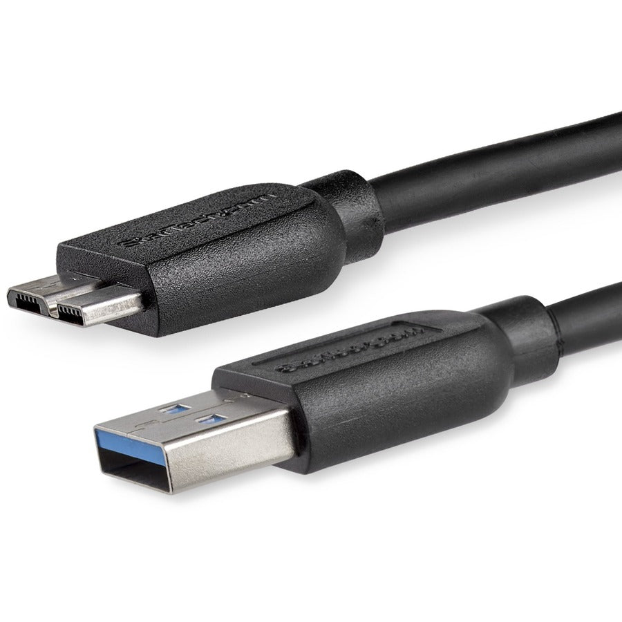StarTech.com Câble fin SuperSpeed USB 3.0 A vers Micro B de 2 m - M/M USB3AUB2MS