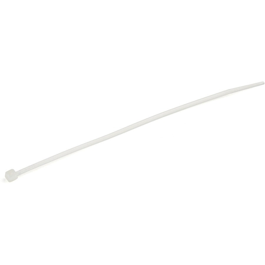 StarTech.com Attaches de câble de 6" (15 cm), 1-3/8" (39 mm) de diamètre, résistance à la traction de 40 lb (18 kg), attaches zippées autobloquantes en nylon, homologué UL, paquet de 1000, blanc CBMZT6NK