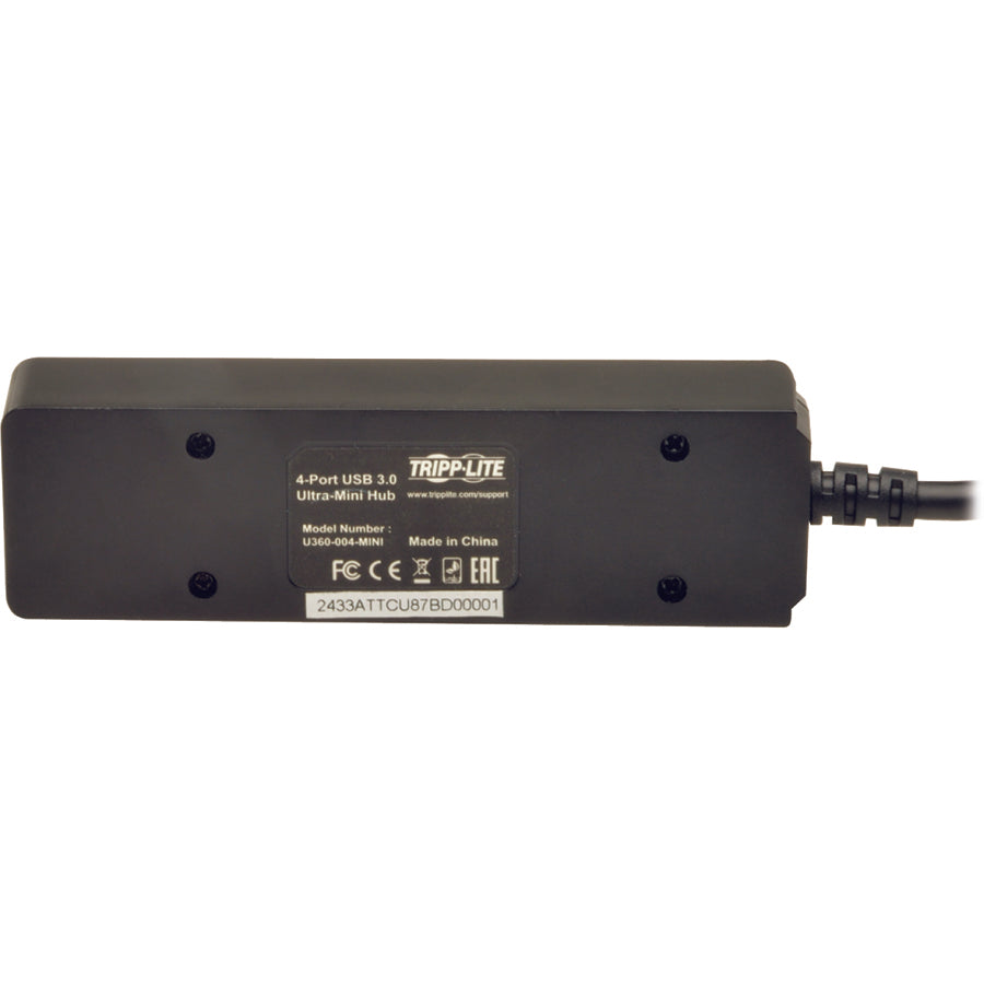 Tripp Lite by Eaton 4-Port Portable USB 3.0 SuperSpeed Hub U360-004-MINI