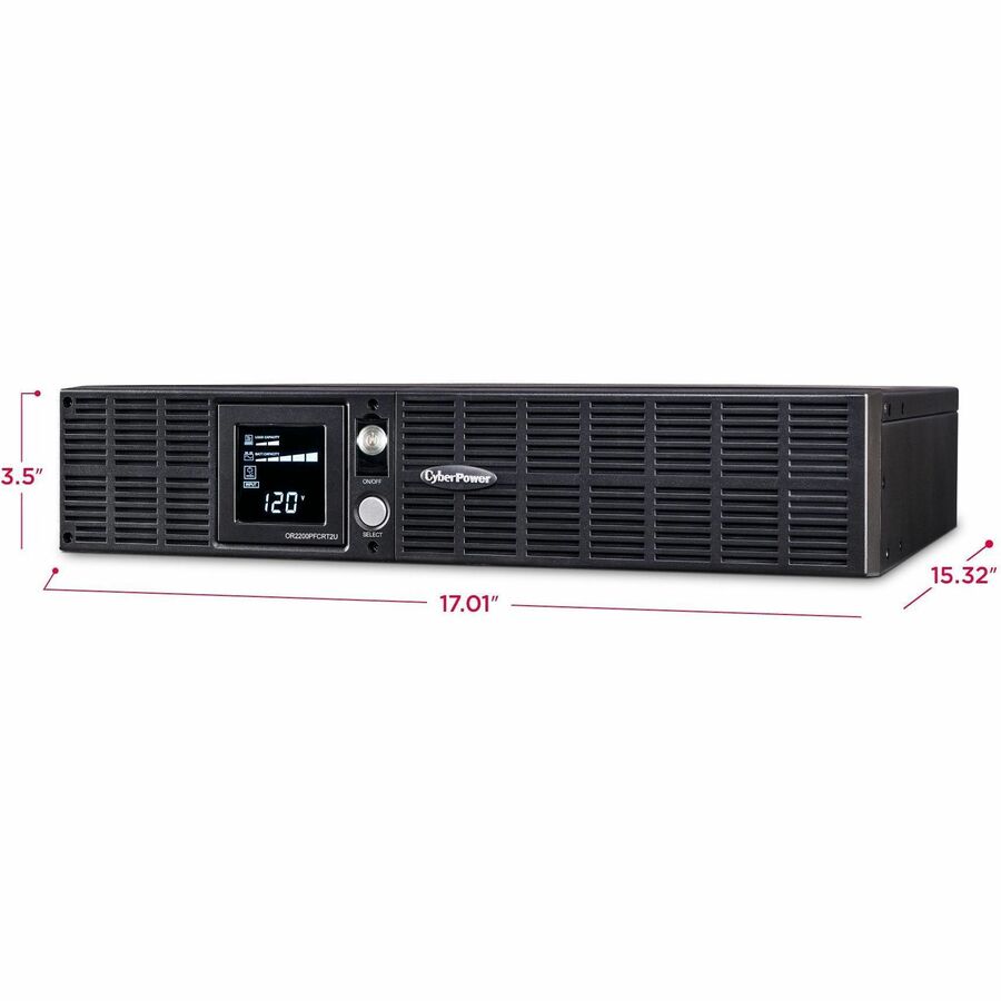 CyberPower OR2200PFCRT2U PFC Sinewave UPS System 2000VA 1540W Rack/Tower PFC compatible Pure sine wave OR2200PFCRT2U